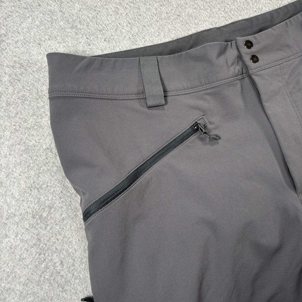 Haglofs Moran Water Repellent Wind Soft Shell Pants Gray Hiking Trekking 34x33 - Picture 6 of 16